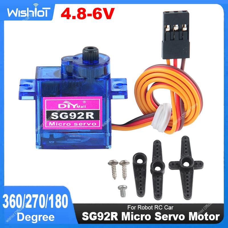 Drone Gimbal Controller - SG92R Micro-Servomotor, 4,8–6 V, 360/270/180 Grad,